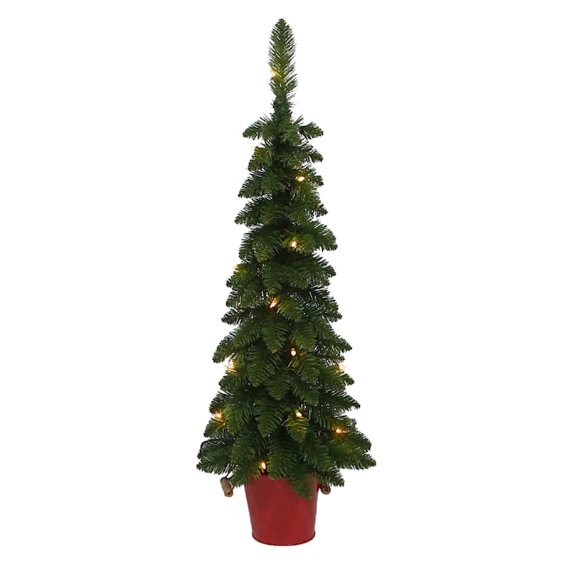 Caroline's Treasures Christmas Tree Teal Red Pair of Pot Holders