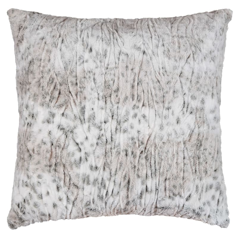 Fawn Print Throw Pillow 24