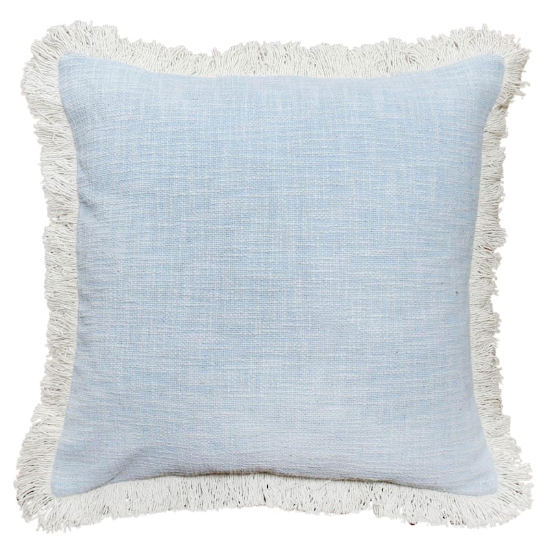 Humble and Haute Sloane Light Blue 18 x 18-inch Indoor/ Outdoor Knife Edge Pillow Set