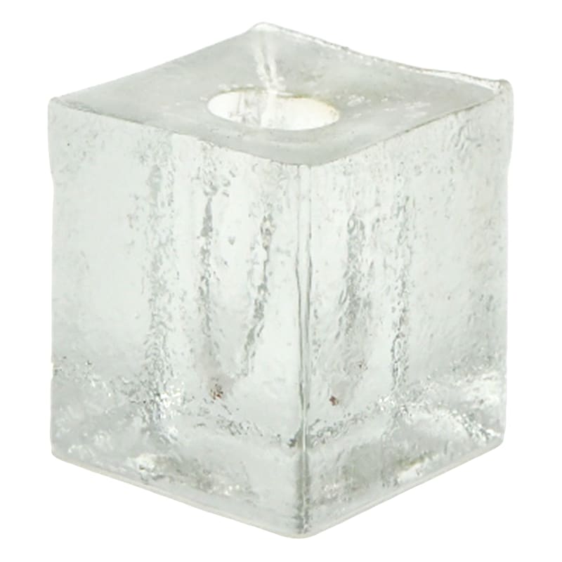 Ty Pennington Clear Glass Taper Candle Holder, 3"
