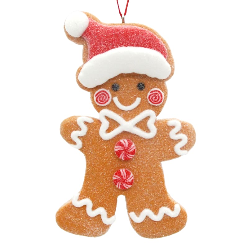 Gingerbread Men with Santa Hats Tumbler Cup Design