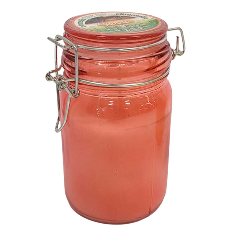 5.64Oz Pink Mason Jar Citronella Candle