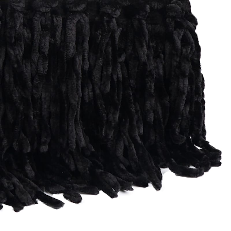 Black hotsell fringe blanket