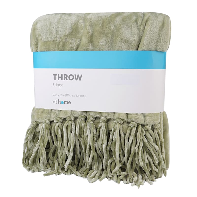 Soft green hotsell throw blanket
