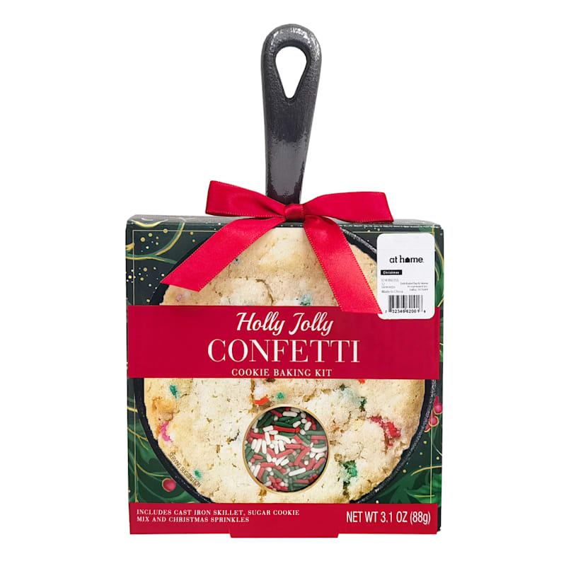 Holly Jolly Confetti Cookie Skillet Baking Kit, 3.1oz