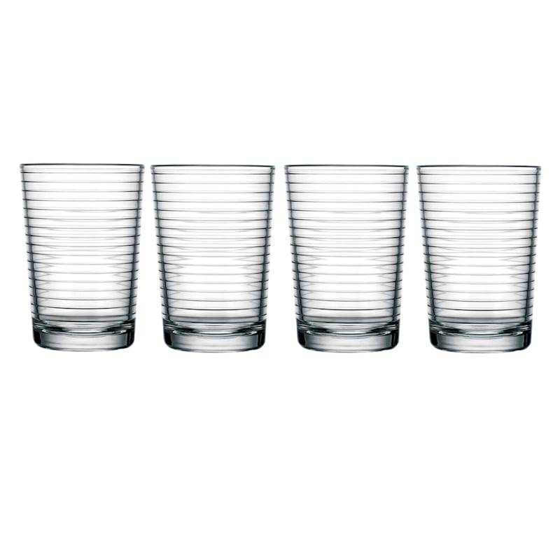 Set of 4 Solar Juice Glasses, 7oz