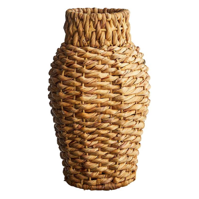 Woven Hyacinth Vase, 18"