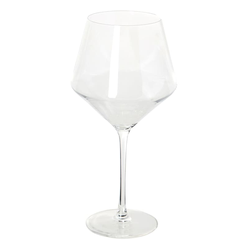 Vivid Set of 4 Stemmed Wine Glasses, 23oz