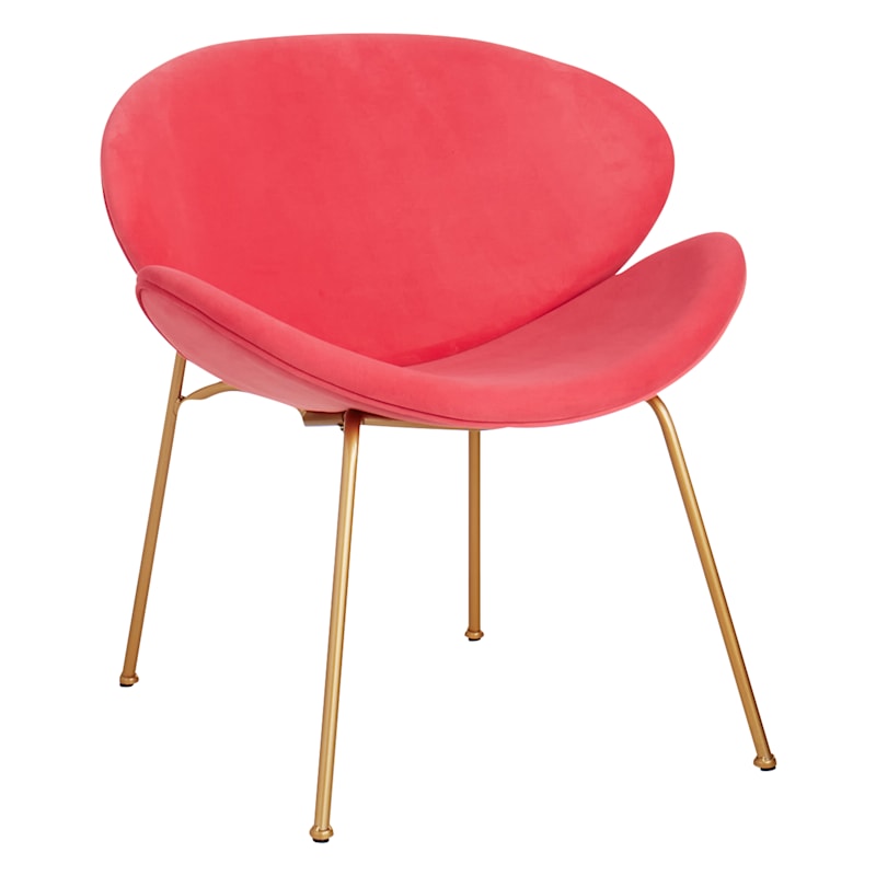 Jagger Accent Chair, Bright Pink