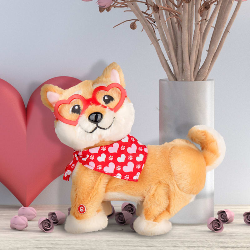 Dancing valentine stuffed 2025 animals