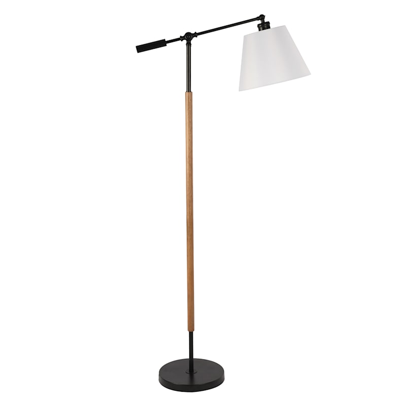 Black and wood lamp deals