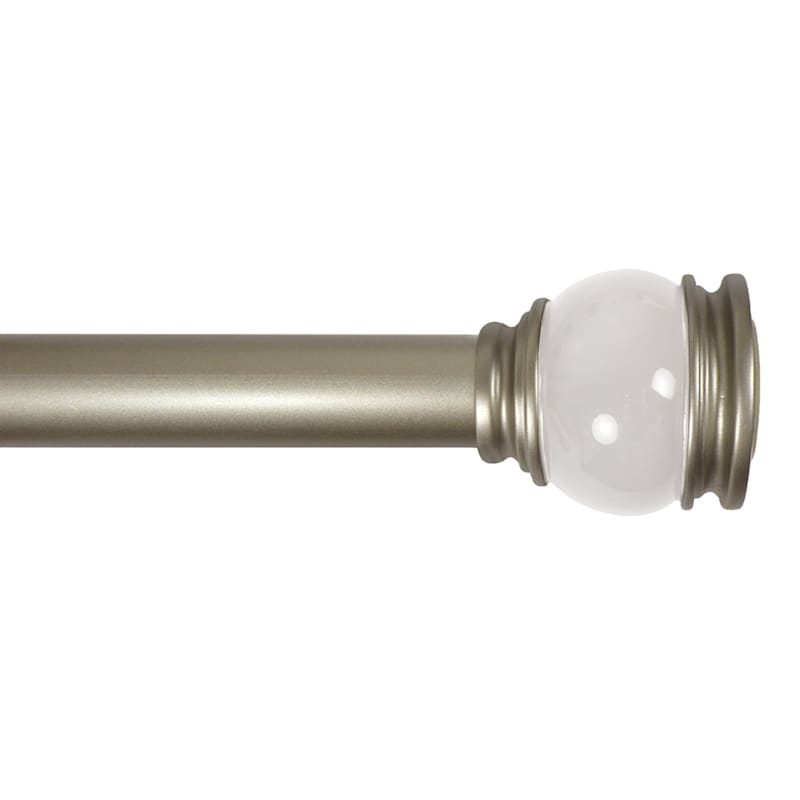 Nicole 1" Clear Shower Tension Rod, 41-72"