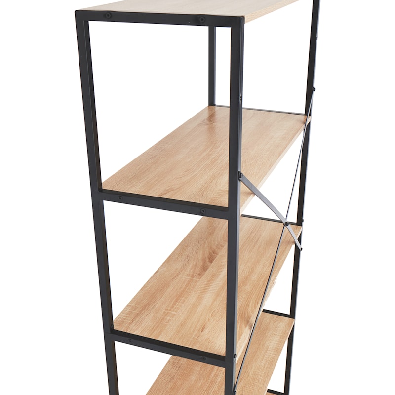 Honeybloom Oliver 4-Tier Wood & Metal Shelf