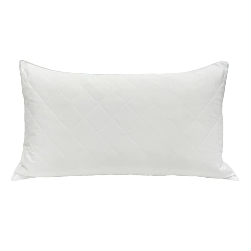 Quilted Feather Bed Pillow, King