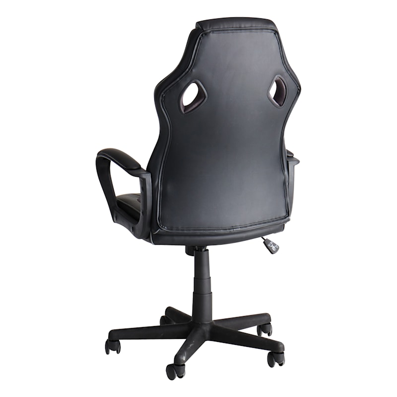 Brassex phoenix ergonomic faux online leather pedestal gaming chair