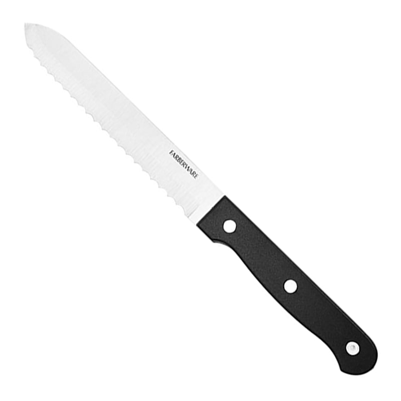 Farberware Edgekeeper Triple Riveted Knife Block Set with Built in  Sharpener, 14-Piece, White & Reviews