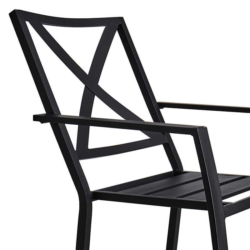 Black x back chairs store