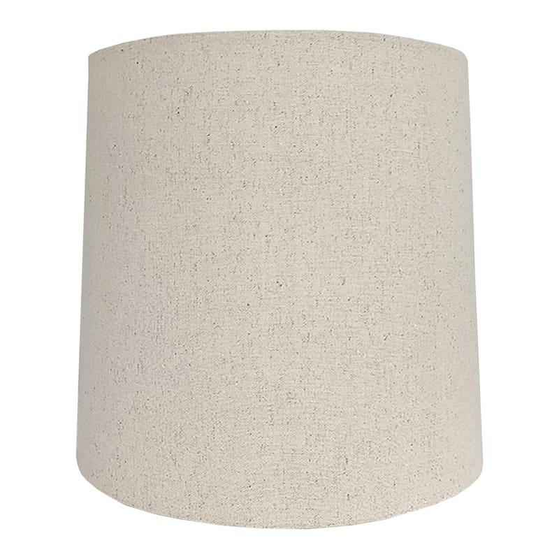 Oatmeal Tapered Drum Lamp Shade 10x11x10.5