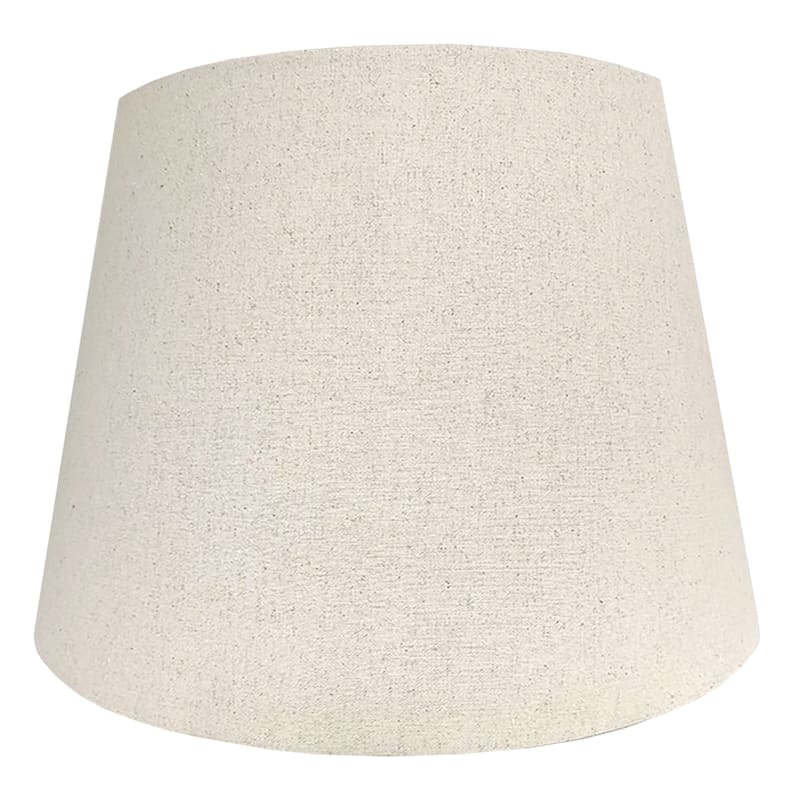 Oatmeal Tapered Drum Shade, 13x17x12