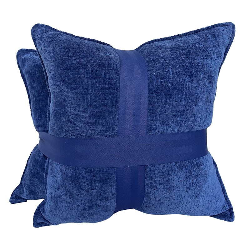 Chenille throw pillows set of 2 clearance top