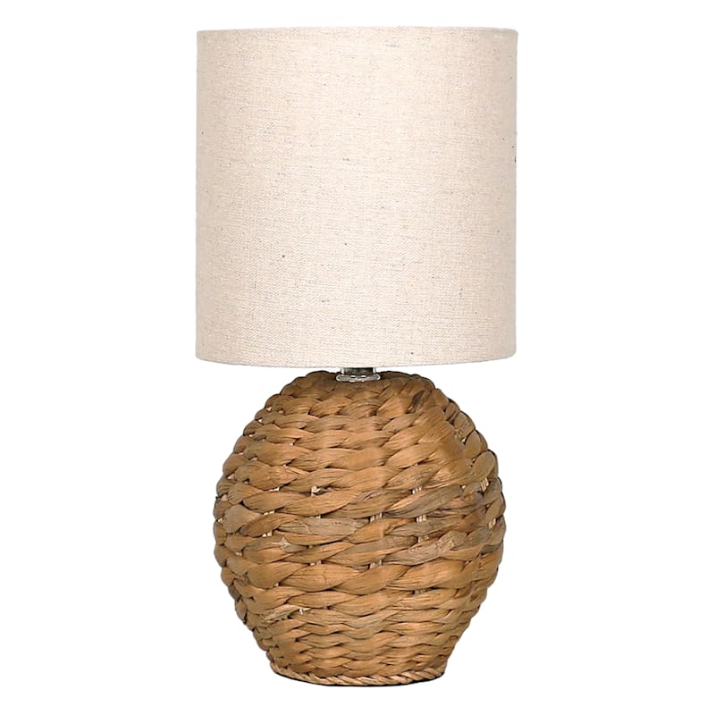 Honeybloom Woven Seagrass Mini Lamp 13