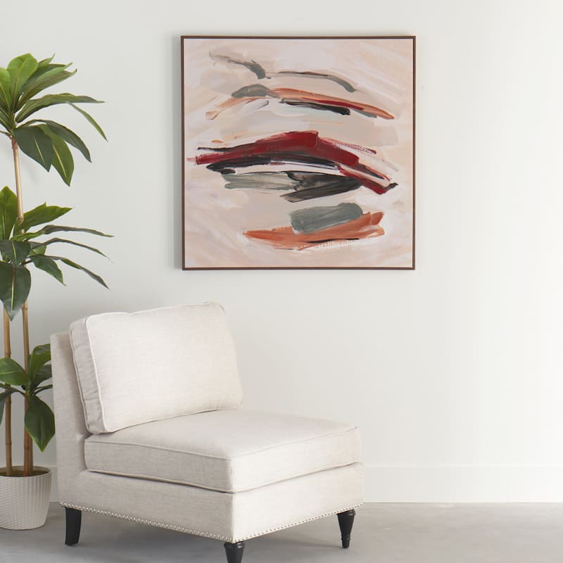 Crosby St. Framed Abstract Canvas Wall Art, 36"