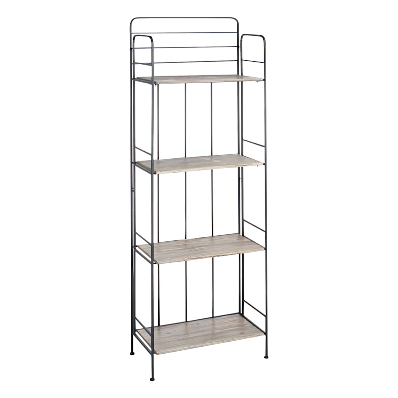 Folding hot sale bakers rack