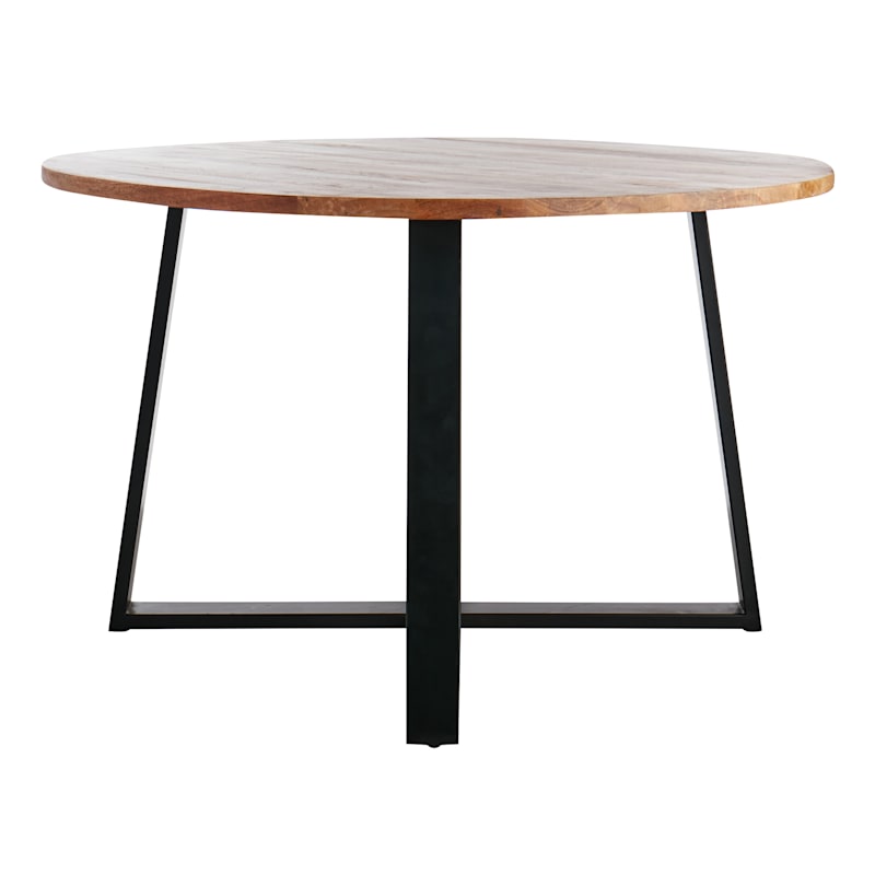 Small mango wood dining table on sale