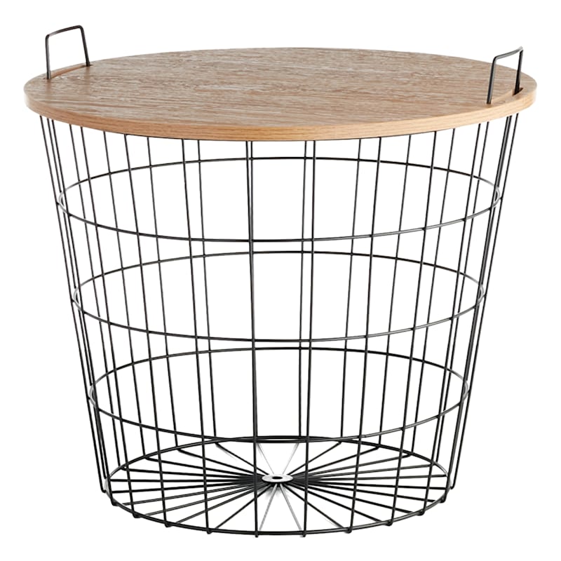 Storage table wire bin discount