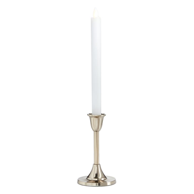 Gold Taper Candle Holder, 6"