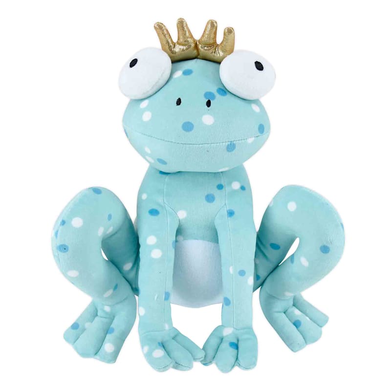 Tiny Dreamers Frog Plush Pillow, Blue, Sold by at Home
