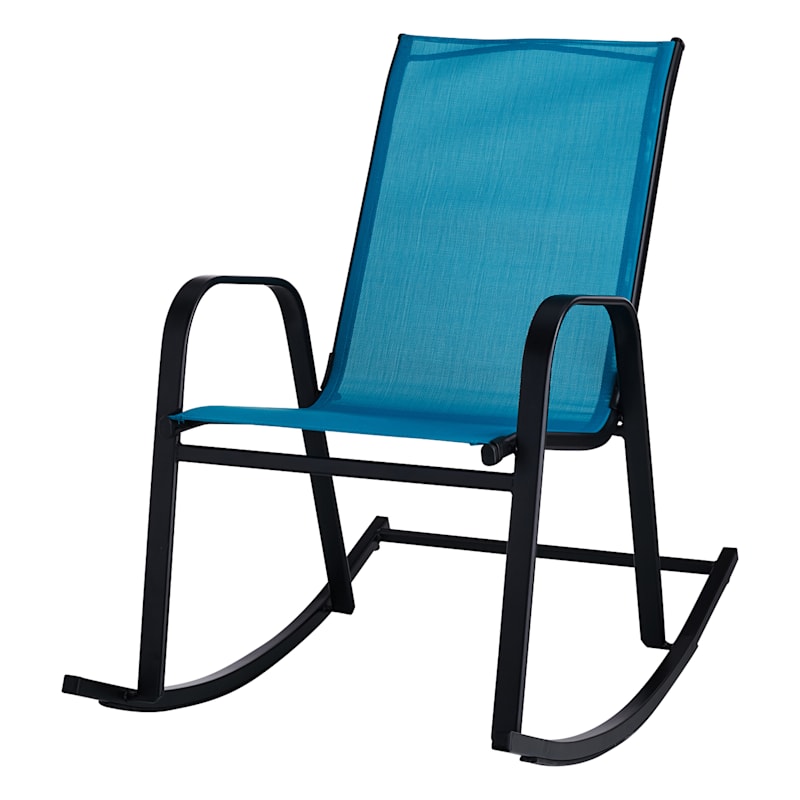 Turquoise outdoor deals rocking chair