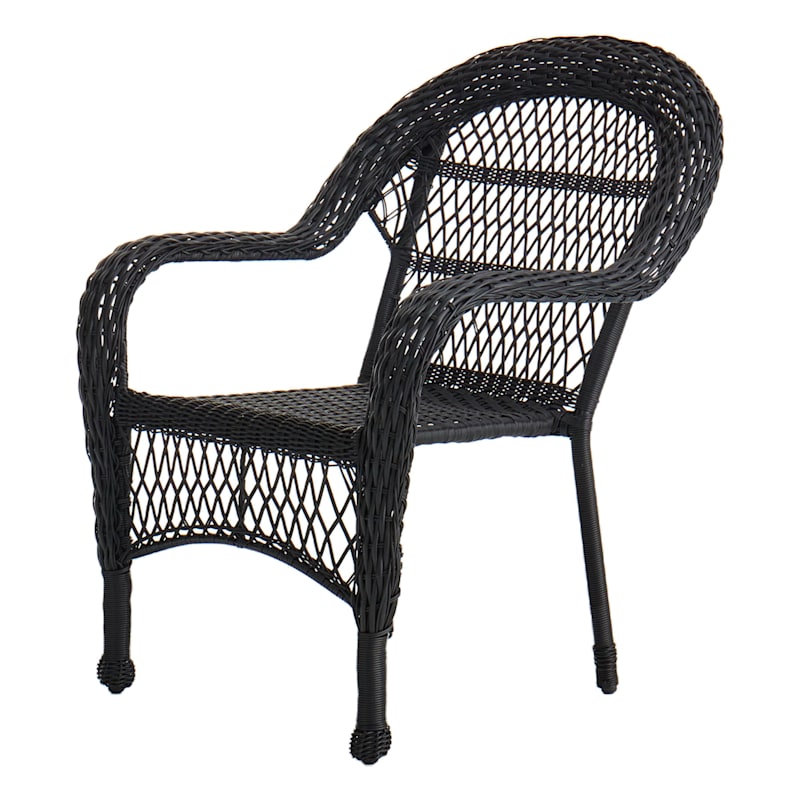 Black wicker hot sale