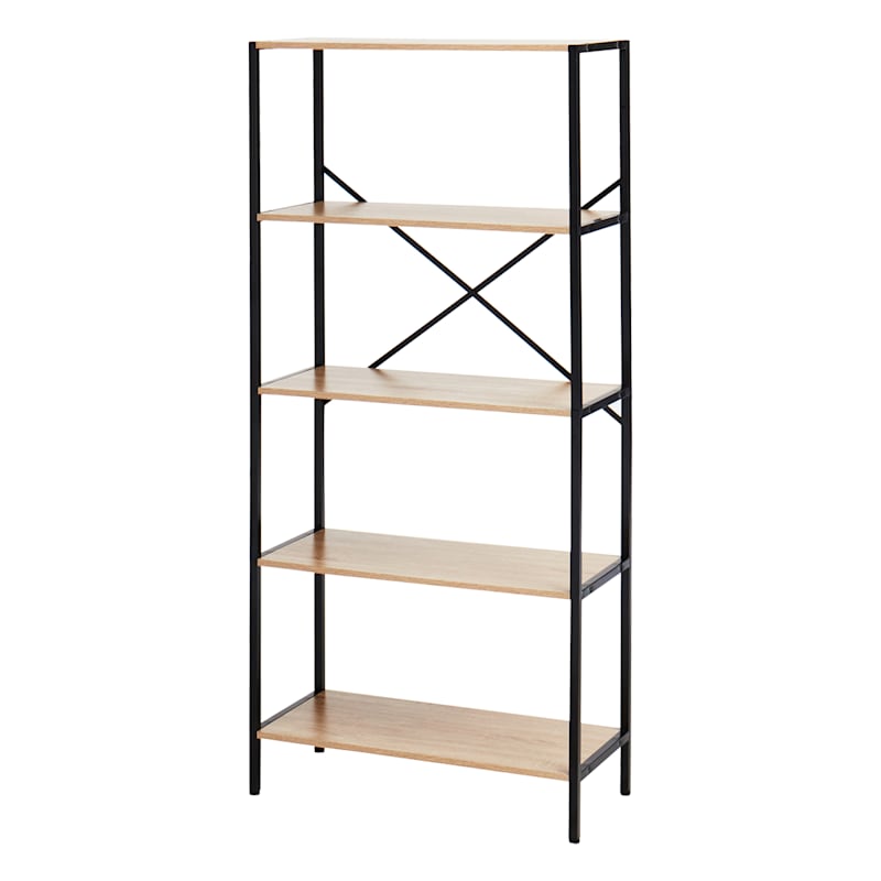 Honeybloom Oliver 4-Tier Wood & Metal Shelf