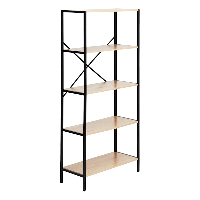 Honeybloom Oliver 4-Tier Wood & Metal Shelf