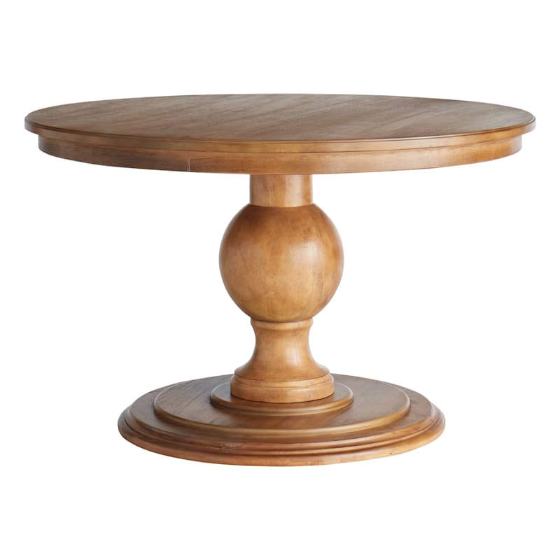 Honeybloom Penelope Wooden Dining Table Top & Base (Pedestal Sold