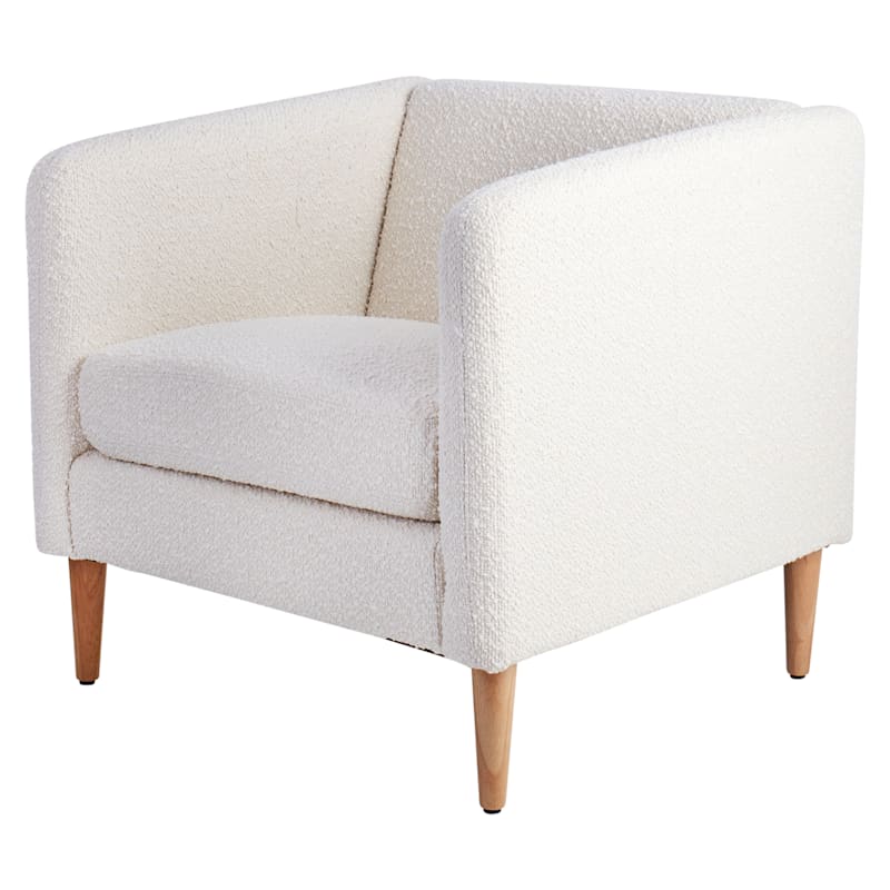 Ikea white store accent chair