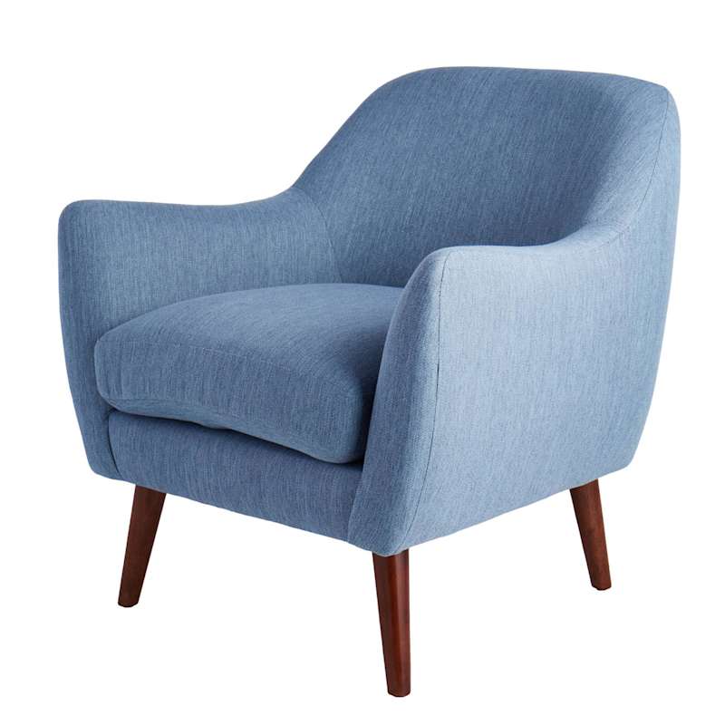 Baby blue armchair shop