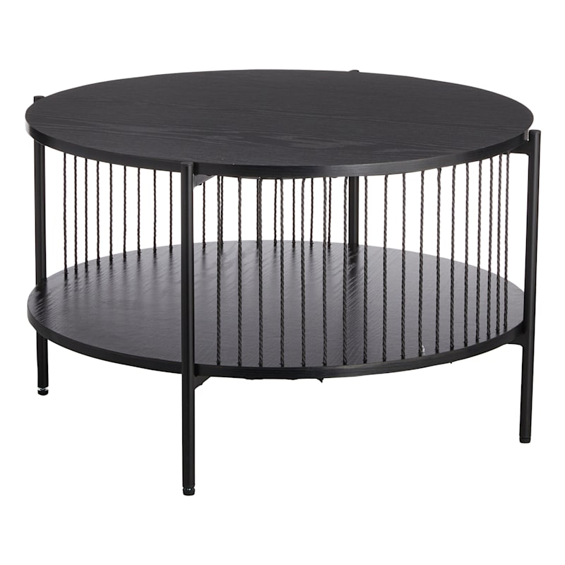 Crosby round sales coffee table