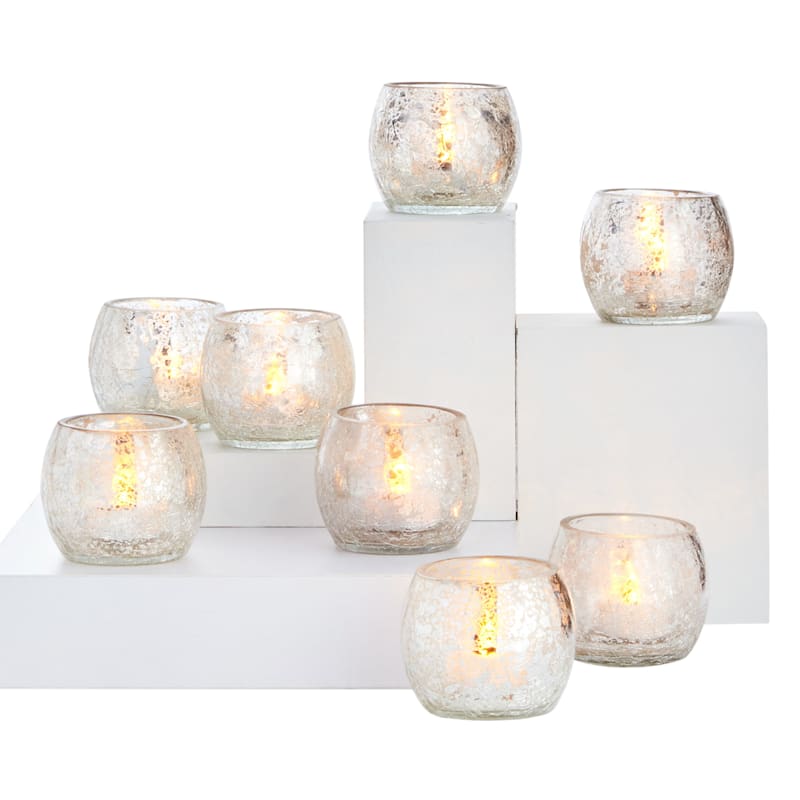 8Pack Gold Votive Holders