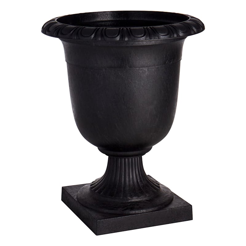 Crescendo Slate Recycled Rubber Urn Planter 15X19X23