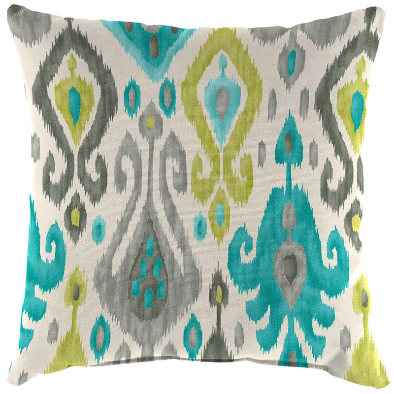 Turquoise outdoor 2024 pillows