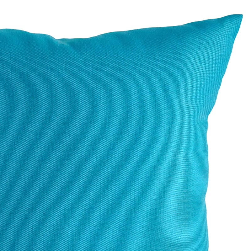 Turquoise Canvas Outdoor Throw Pillow 16 
