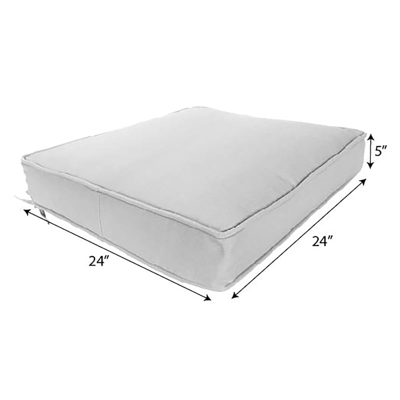 Gusseted outdoor online chair cushion