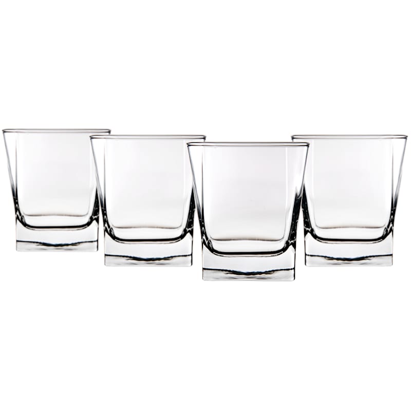 Set of 4 Evo Square Double Old Fashioned Glasses