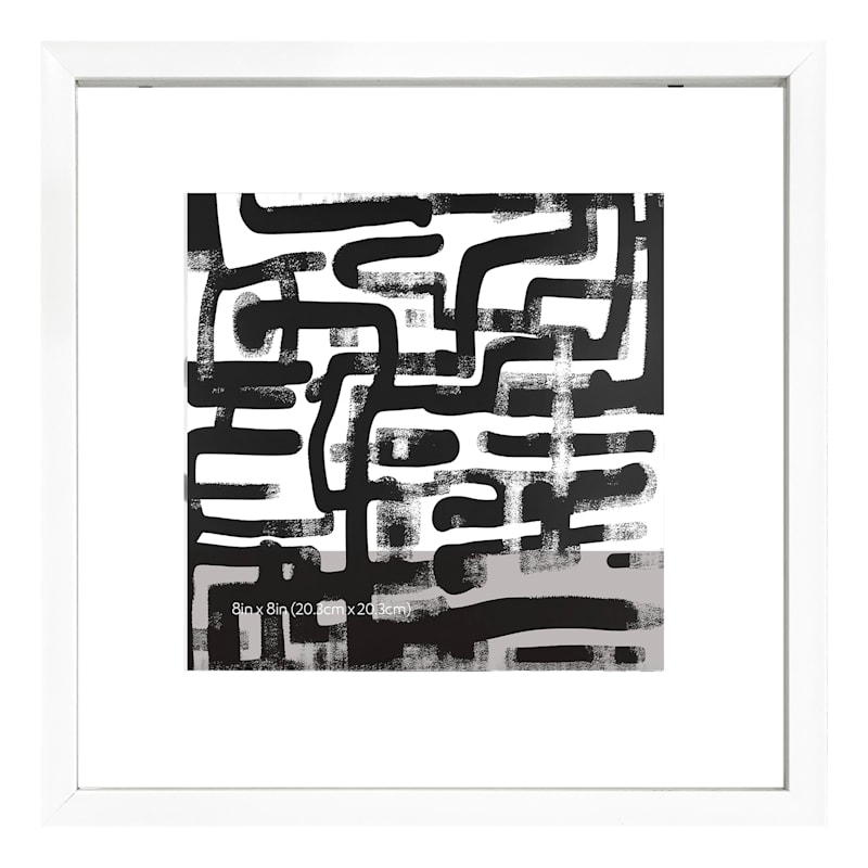 White Float Wall Frame, 12"