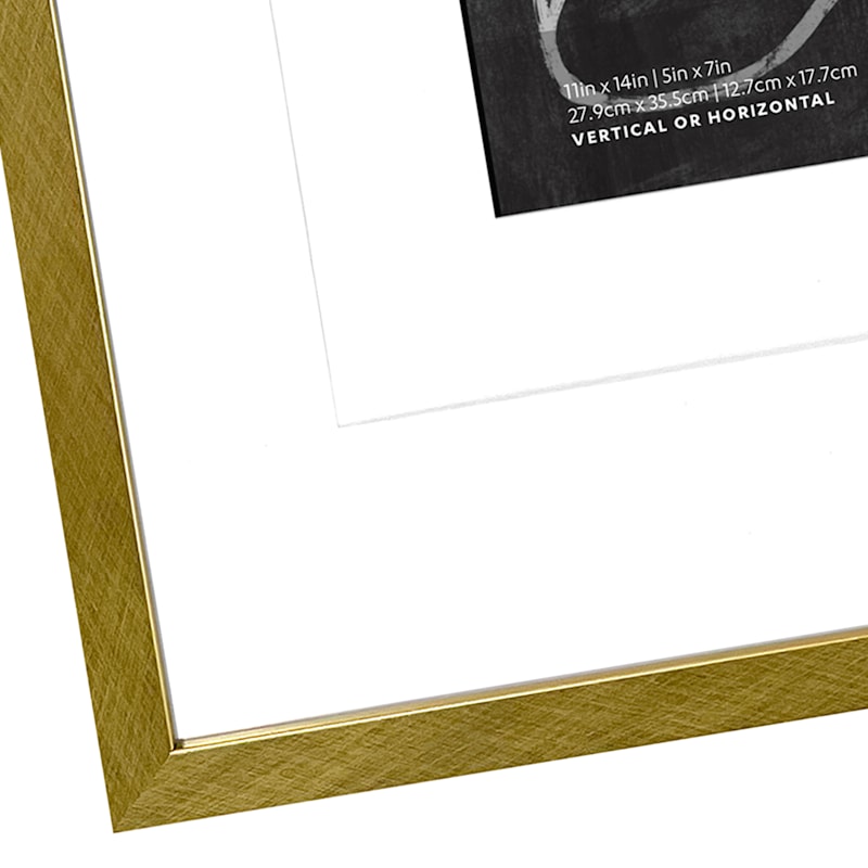 Gold Double Mat Wall Frame, 11x14