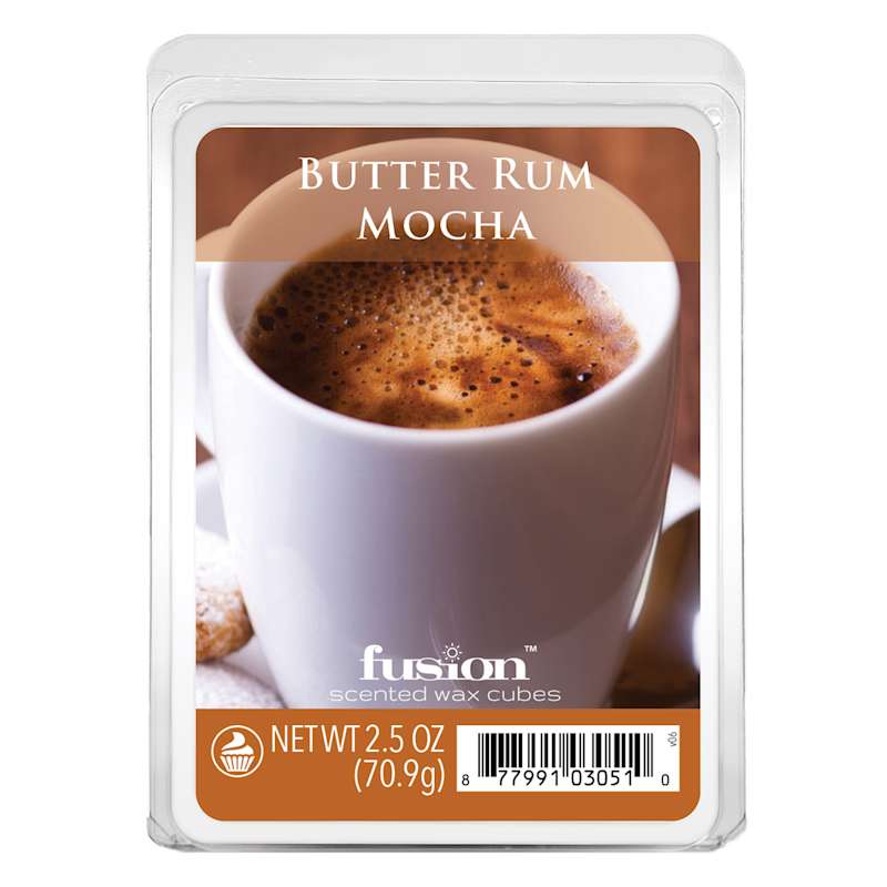 at Home Fusion Scented Butter Rum Mocha Wax Melt Cubes (2.5 oz)