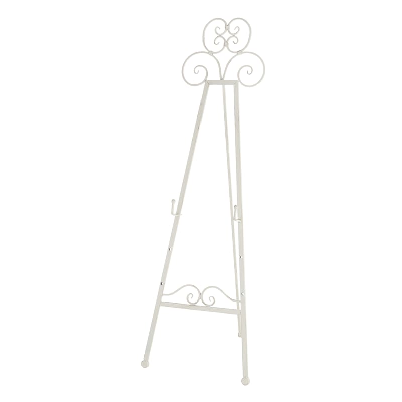 White Easel for Wedding, Wood Easel Stand for Wedding Signs, Floor Easel,  Large White Display Stand FREE SHIPPING 