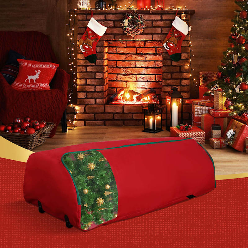 Home Essentials Deluxe Christmas Tree Storage Bag with Wheels